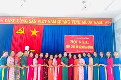 Hội nghị viên chức và người lao động của trường Mầm Non Phổ Châu