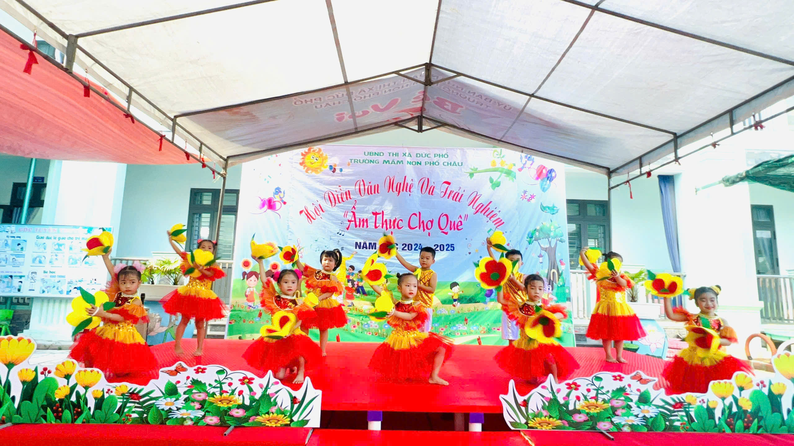 Hội diễn văn nghệ và ẩm thực chợ quê năm học 2024- 2025 chào mừng 135 năm ngày sinh nhật Bác